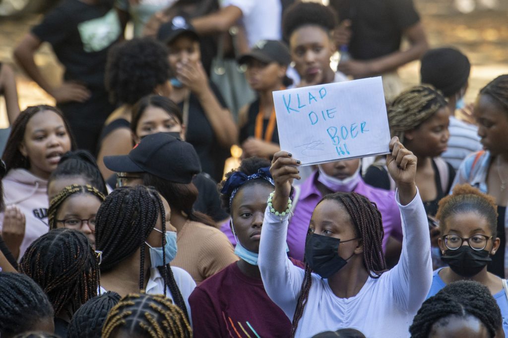 Students protest at Stellenbosch University over alleged racist video