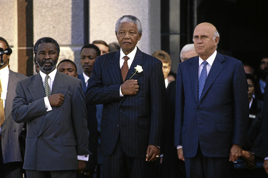 Mandela Mbeki and DeKlerk